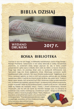 Biblia dzisiaj – Boska Biblioteka