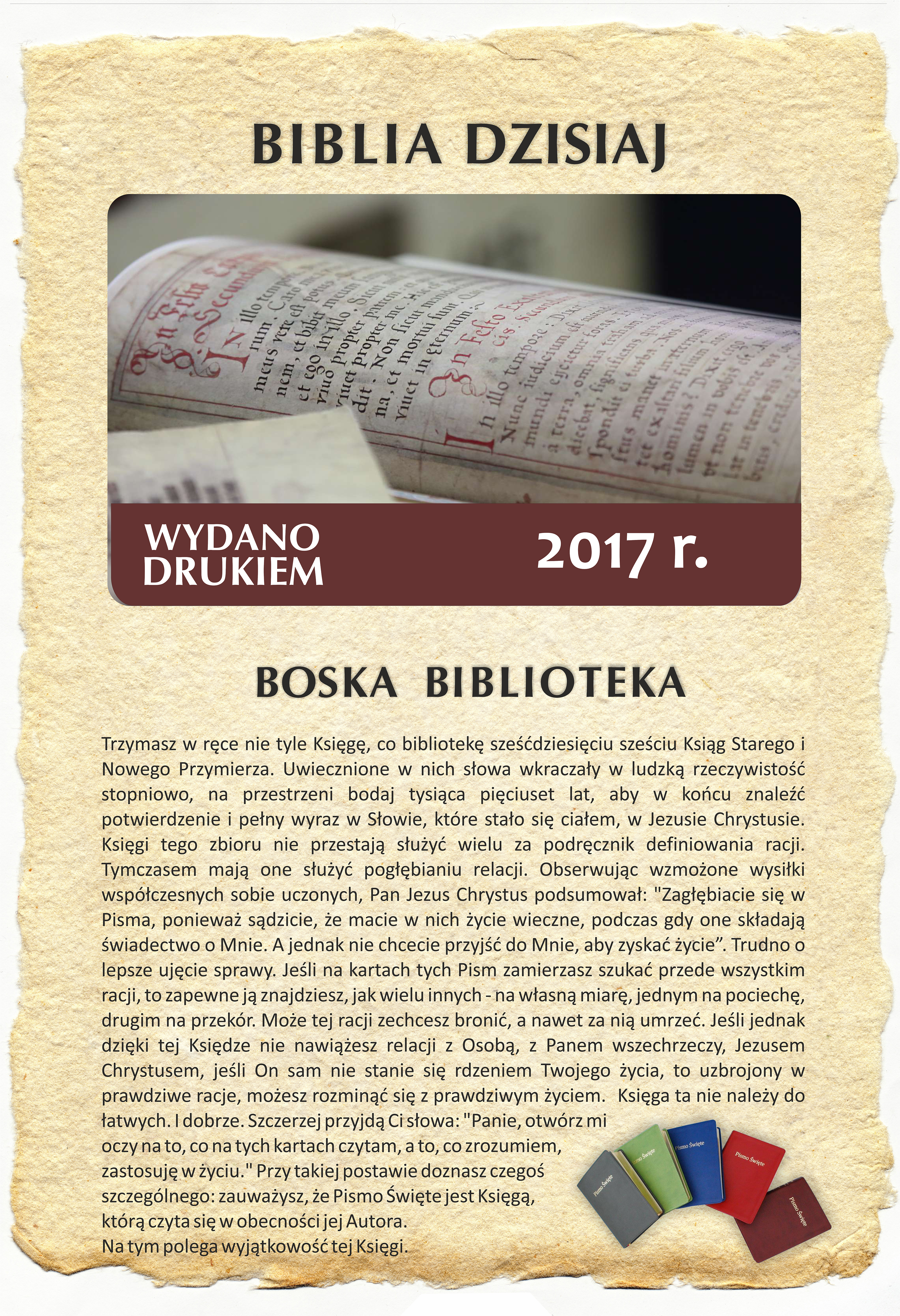 Biblia dzisiaj – Boska Biblioteka